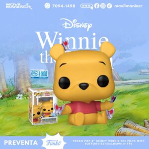 Funko Pop Winnie The Pooh w Butterflies Exclusivo #1776 - (Preventa) ¡Reserva Ahora!