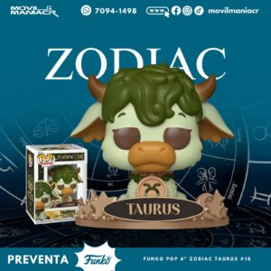 Funko Pop Zodiac Taurus #18 - (Preventa) ¡Reserva Ahora!