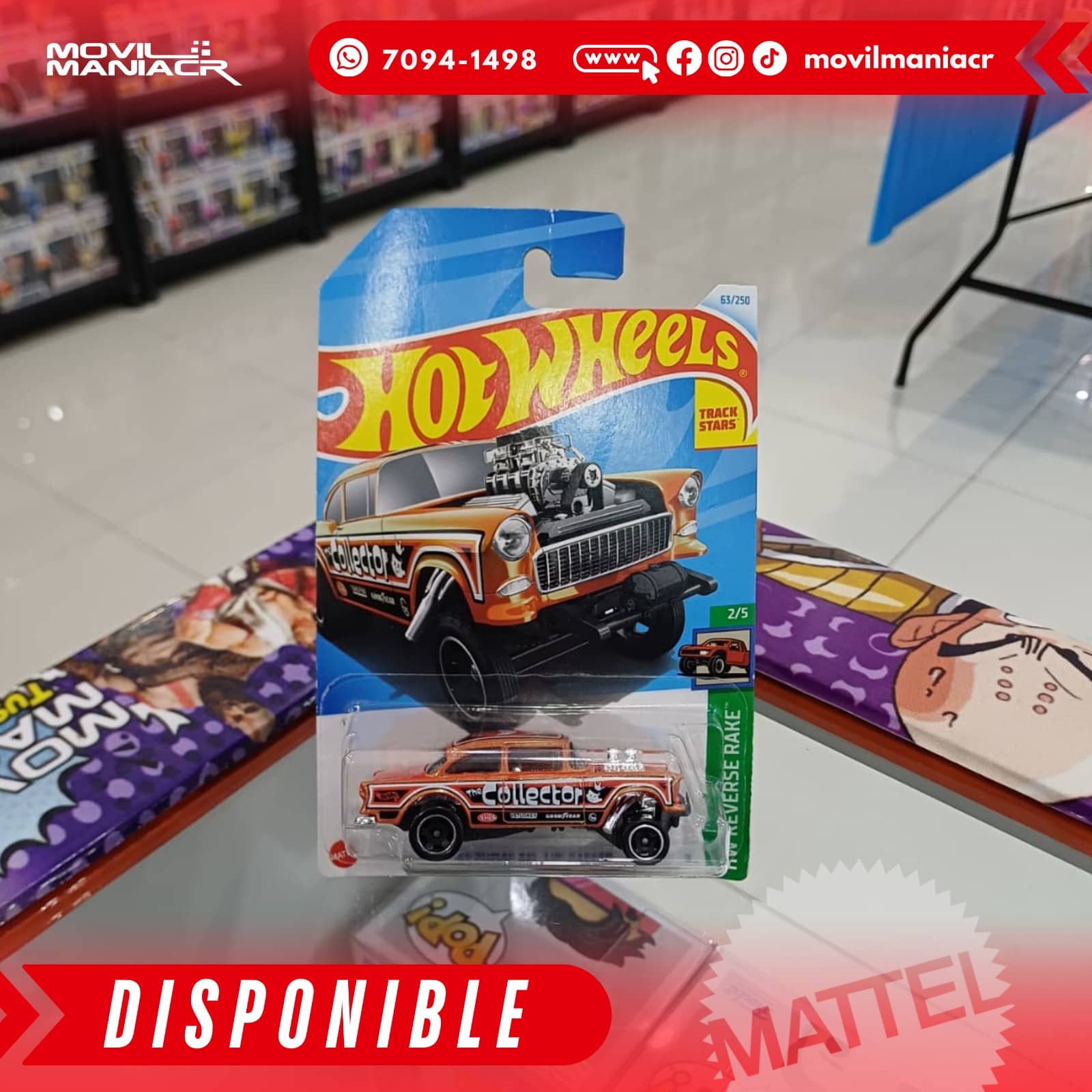 Hot Wheels '55 Chevy Bel Air Gasser (63/250) 2024 – (Stock) ¡Disponible Ahora! 1 Hot Wheels '55 Chevy Bel Air Gasser (63250) 2024 – (Stock) ¡Disponible Ahora!