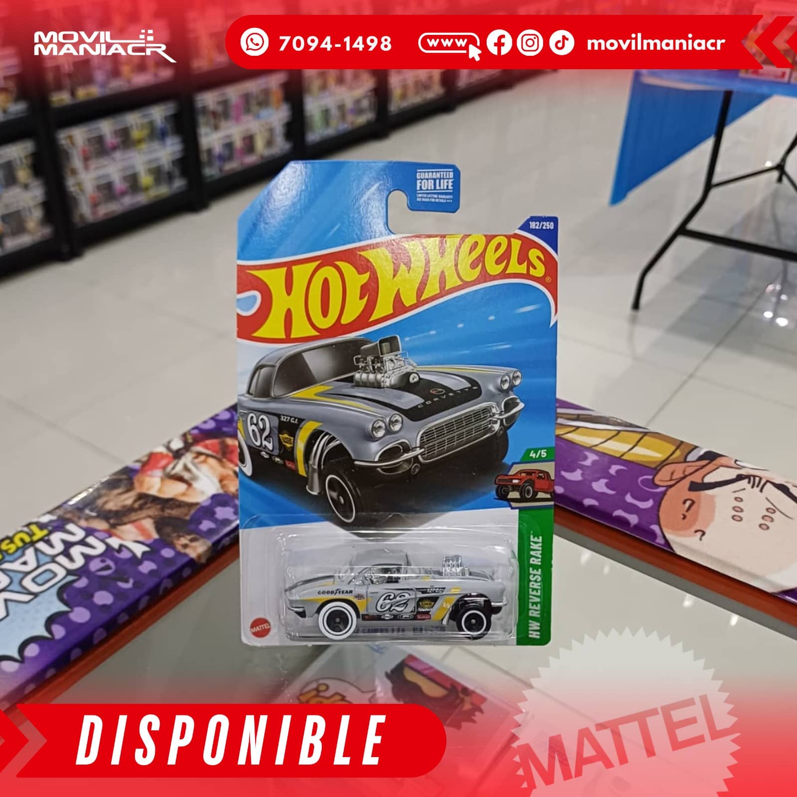 Hot Wheels '62 Corvette Gasser (182/250) 2025 – (Stock) ¡Disponible Ahora! 1 Hot Wheels '62 Corvette Gasser (182250) 2025 – (Stock) ¡Disponible Ahora!