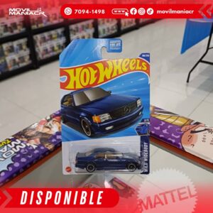Hot Wheels '89 Mercedes-Benz 560 SEC AMG (186250) 2025 – Azul (Stock) ¡Disponible Ahora!