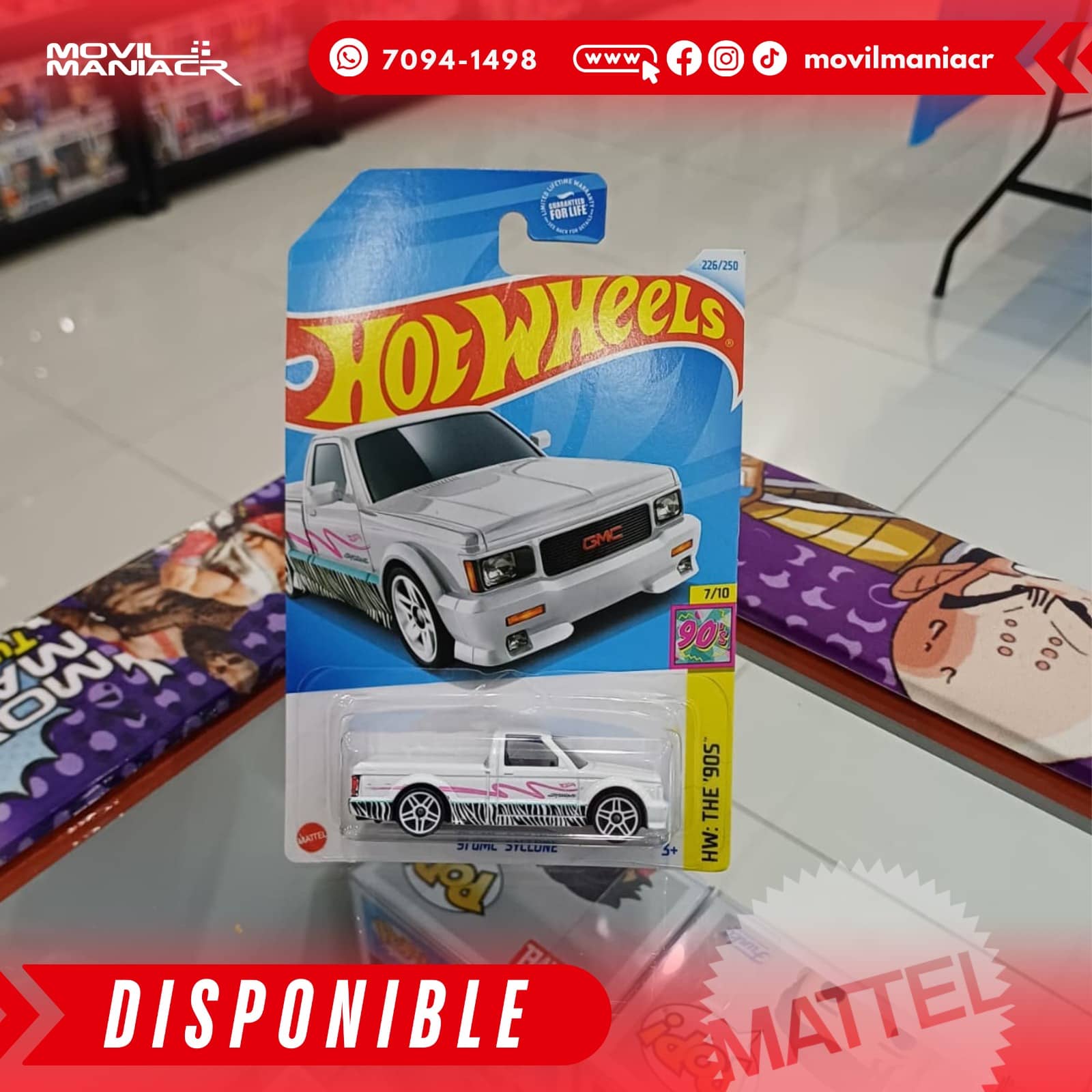 Hot Wheels '91 GMC Syclone (226/250) 2024 – (Stock) ¡Disponible Ahora! 1 Hot Wheels '91 GMC Syclone (226250) 2024 – (Stock) ¡Disponible Ahora!