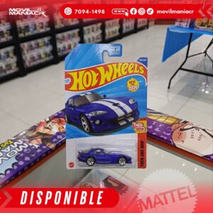 Hot Wheels '96 Dodge Viper GTS (176250) 2025 – Morado (Stock) ¡Disponible Ahora!