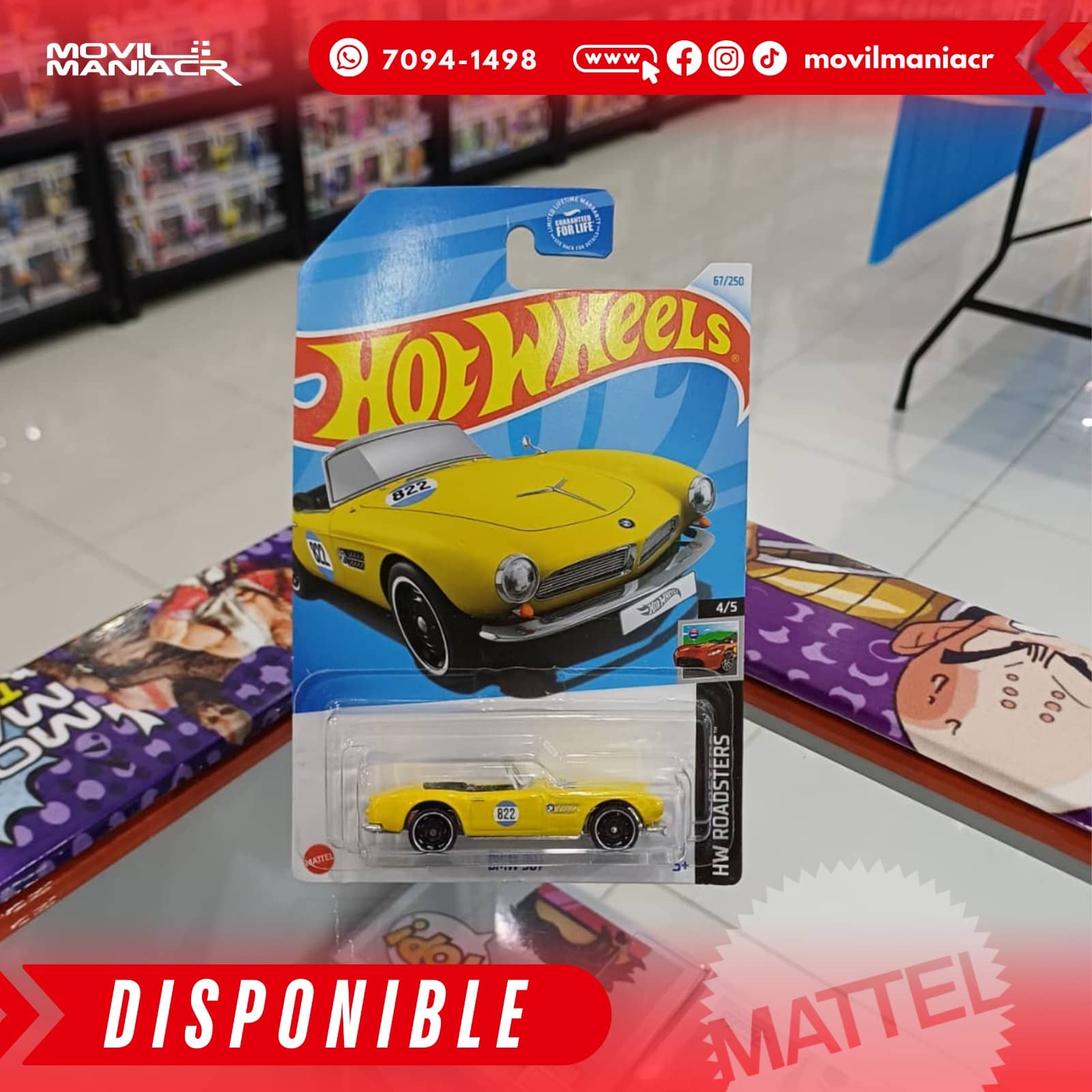 Hot Wheels BMW 507 (67/250) 2024 – (Stock) ¡Disponible Ahora! 1 Hot Wheels BMW 507 (67250) 2024 – (Stock) ¡Disponible Ahora!