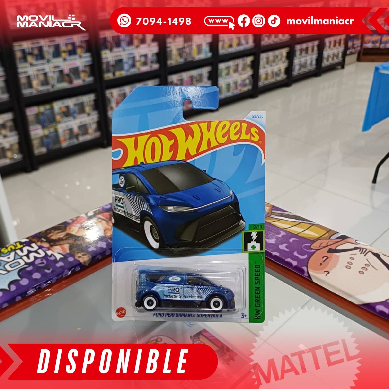 Hot Wheels Ford Performance Supervan 4 (128/250) 2024 – (Stock) ¡Disponible Ahora! 1 Hot Wheels Ford Performance Supervan 4 (128250) 2024 – (Stock) ¡Disponible Ahora!