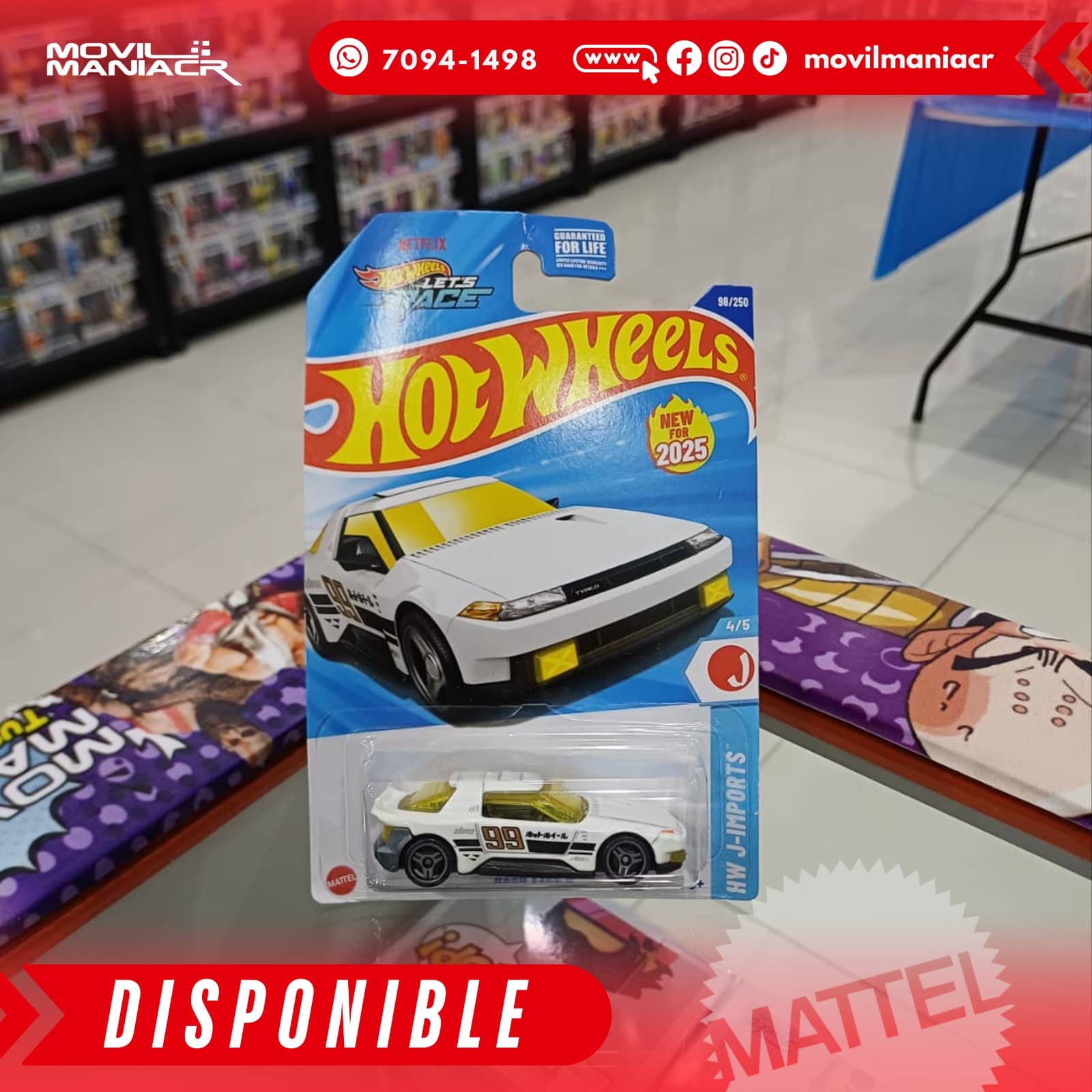 Hot Wheels Hako Type D (98/250) 2025 – Blanco (Stock) ¡Disponible Ahora! 1 Hot Wheels Hako Type D (98250) 2025 – Blanco (Stock) ¡Disponible Ahora!