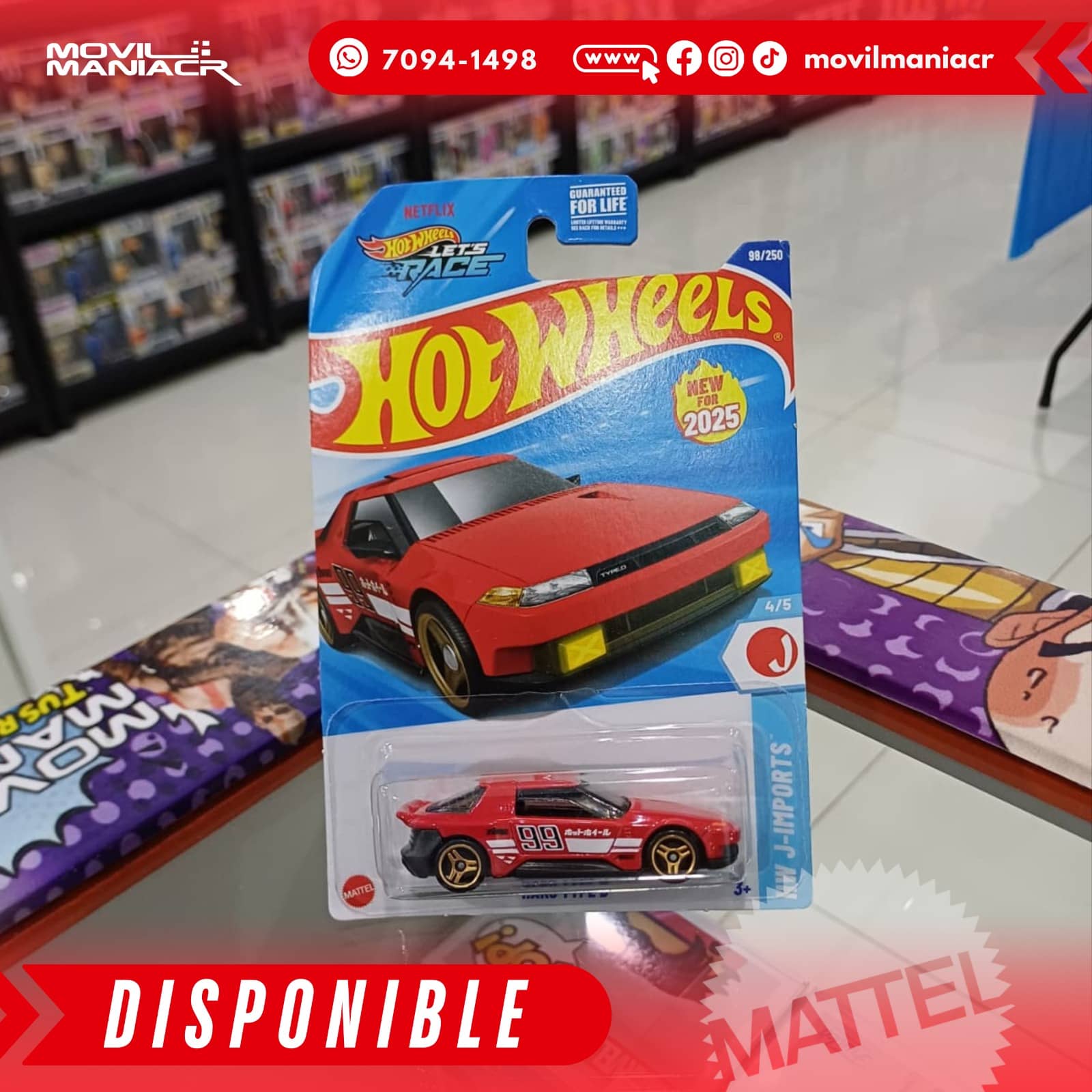 Hot Wheels Hako Type D (98/250) 2025 – (Stock) ¡Disponible Ahora! 1 Hot Wheels Hako Type D (98250) 2025 – (Stock) ¡Disponible Ahora!
