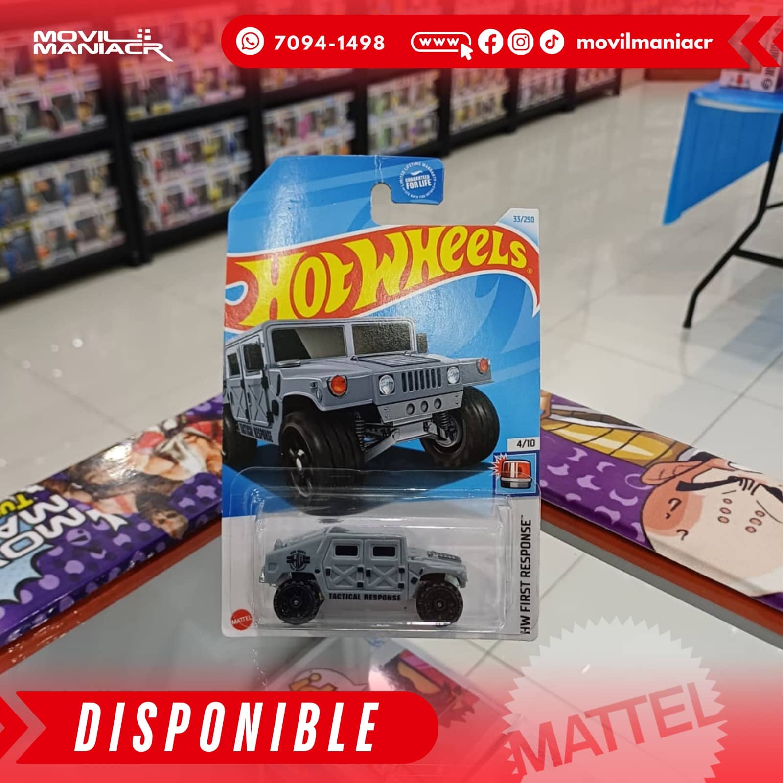 Hot Wheels Humvee (33/250) 2024 – (Stock) ¡Disponible Ahora! 1 Hot Wheels Humvee (33250) 2024 – (Stock) ¡Disponible Ahora!