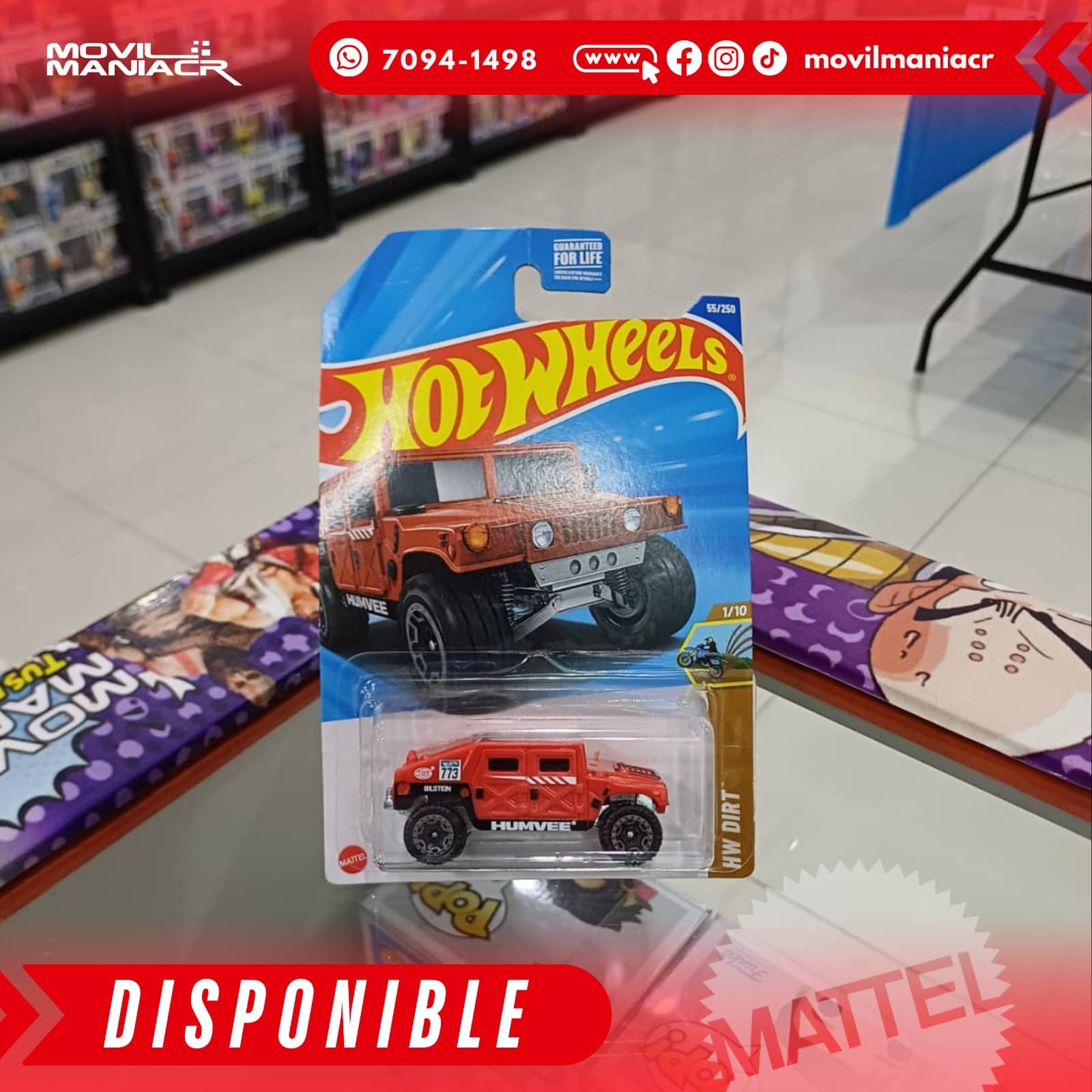 Hot Wheels Humvee (55/250) 2025 – (Stock) ¡Disponible Ahora! 1 Hot Wheels Humvee (55250) 2025 – (Stock) ¡Disponible Ahora!