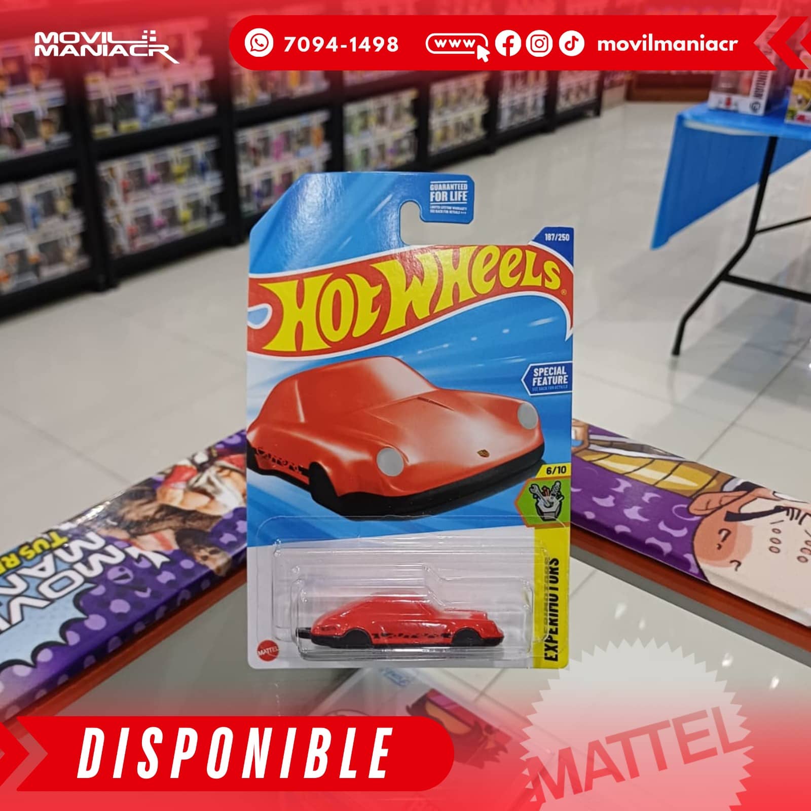 Hot Wheels Porsche 911 Carrera Clip (187/250) 2025 – Rojo (Stock) ¡Disponible Ahora! 1 Hot Wheels Porsche 911 Carrera Clip (187250) 2025 – Rojo (Stock) ¡Disponible Ahora!