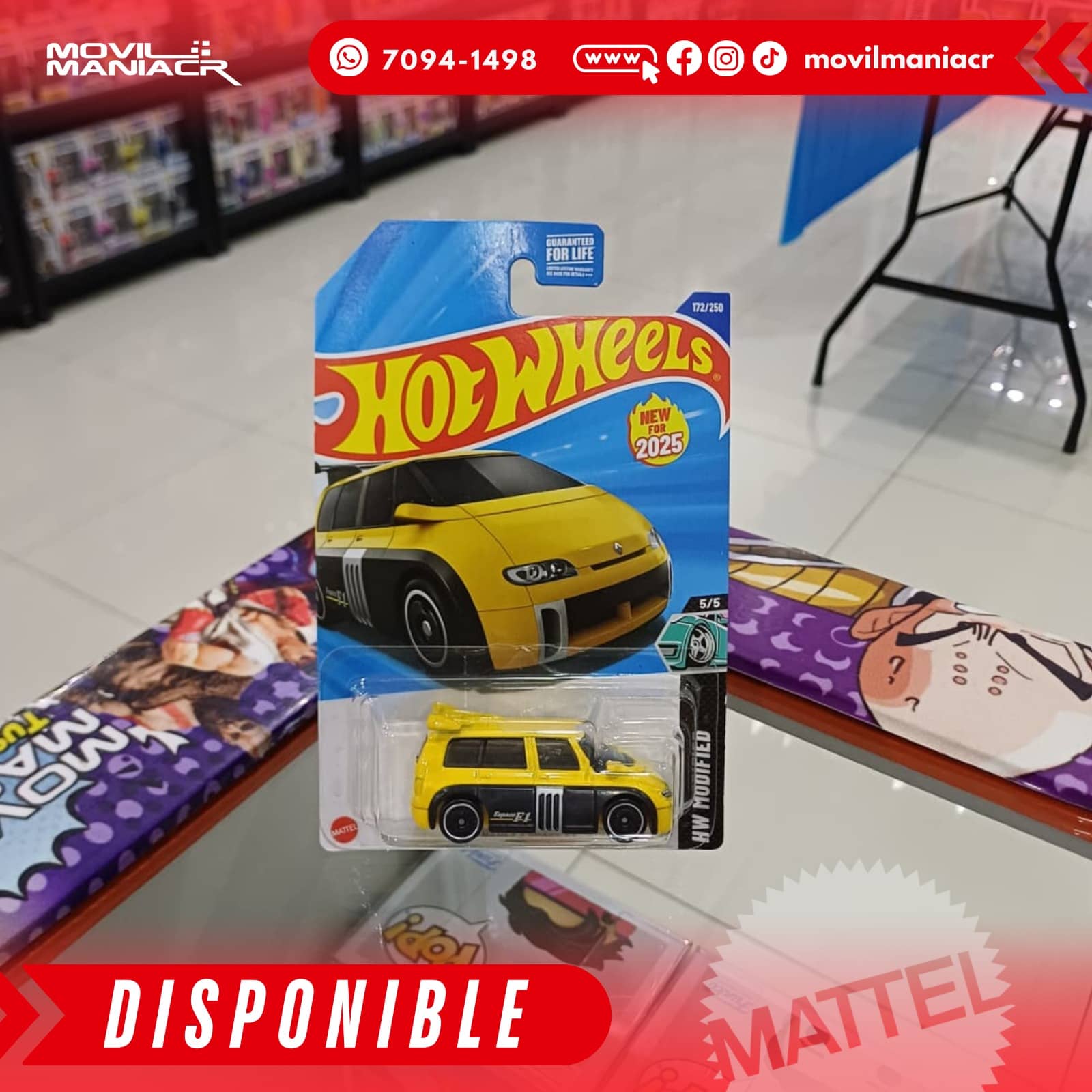 Hot Wheels Renault Espace F1 (172/250) 2025 – Amarillo (Stock) ¡Disponible Ahora! 1 Hot Wheels Renault Espace F1 (172250) 2025 – Amarillo (Stock) ¡Disponible Ahora!