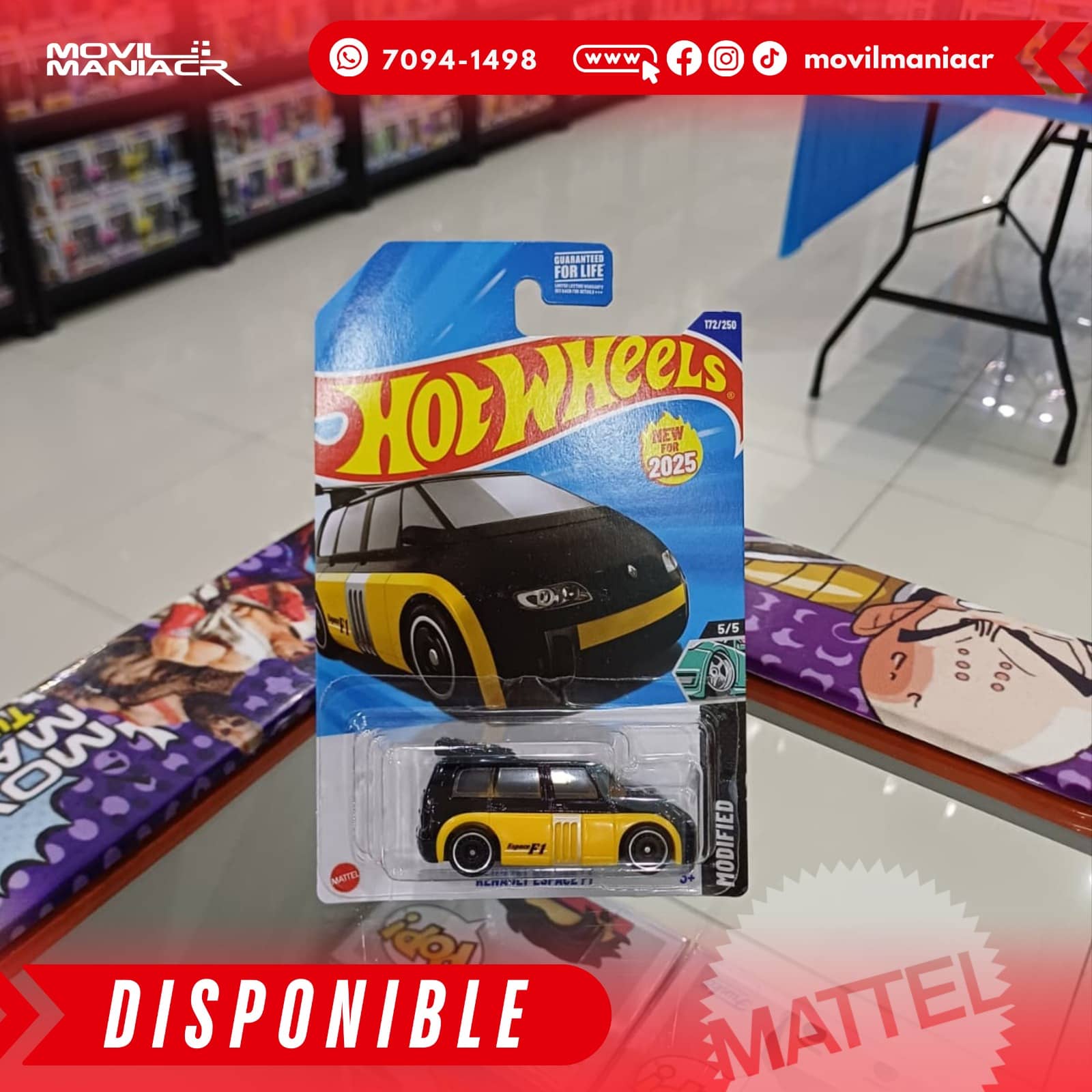 Hot Wheels Renault Espace F1 (172/250) 2025 – (Stock) ¡Disponible Ahora! 1 Hot Wheels Renault Espace F1 (172250) 2025 – (Stock) ¡Disponible Ahora!
