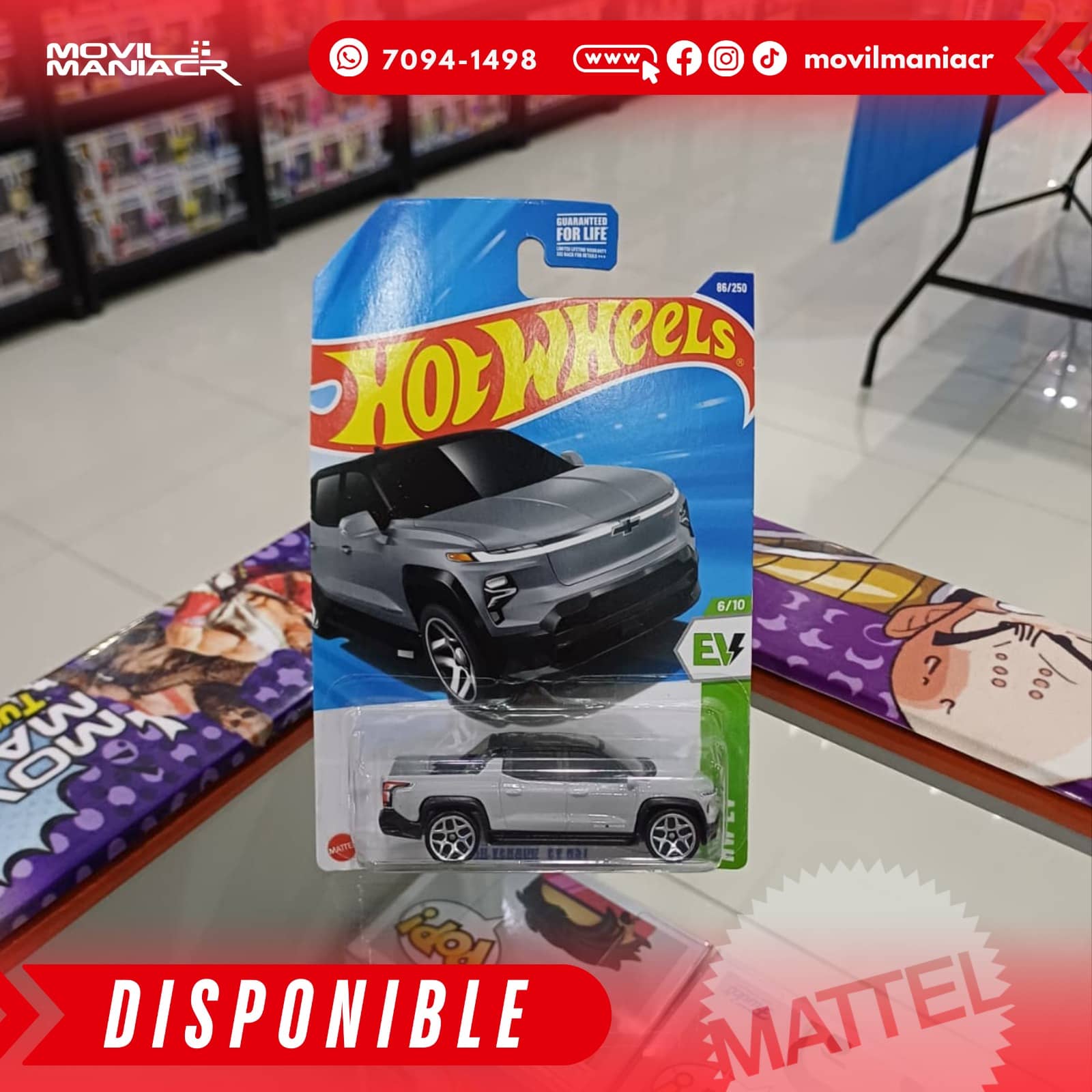 Hot Wheels Silverado EV RST (86/250) 2025 – (Stock) ¡Disponible Ahora! 1 Hot Wheels Silverado EV RST (86250) 2025 – (Stock) ¡Disponible Ahora!