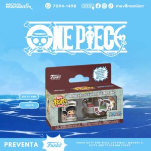 Rides Bitty Pop One Piece Luffy on Thousand Sunny - (Preventa) ¡Reserva Ahora!