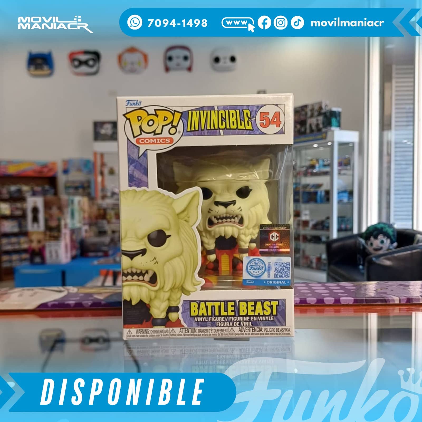 Funko Pop Invincible Battle Beast Exclusivo #54 - (Stock) ¡Disponible Ahora! 2 Funko Pop Invincible Battle Beast Exclusivo #54 - (Stock) ¡Disponible Ahora! - Imagen 2