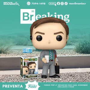 Funko Pop Breaking Bad Saul Goodman Exclusivo #1938 - (Preventa) ¡Reserva Ahora!