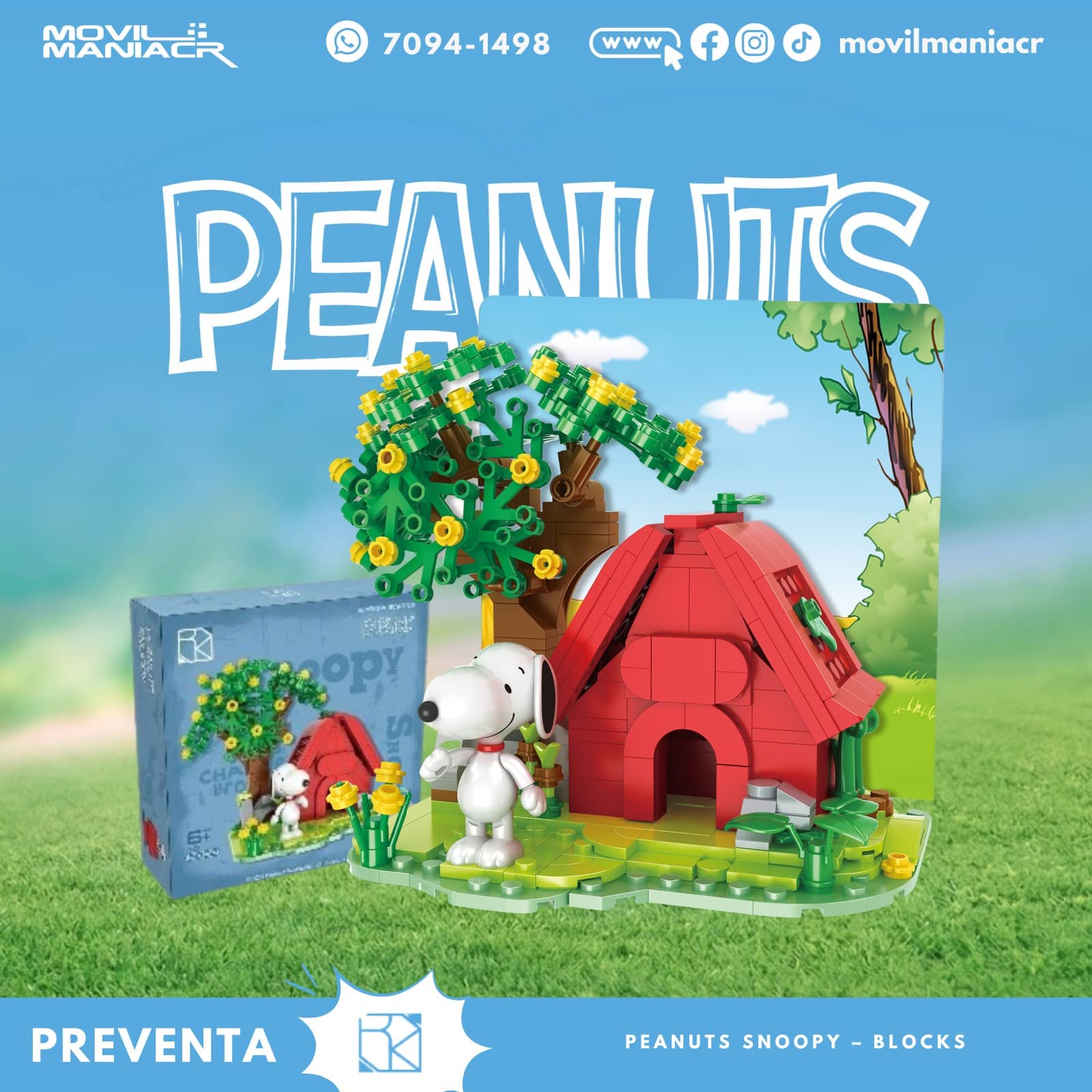 Armable Hsanhe Peanuts Snoopy Caseta(S004) - (Preventa) ¡Reserva Ahora! 1 Armable Hsanhe Peanuts Snoopy Caseta(S004) - (Preventa) ¡Reserva Ahora!
