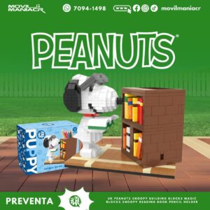Armable Hsanhe Peanuts Snoopy Reading Books(13614) - (Preventa) ¡Reserva Ahora!