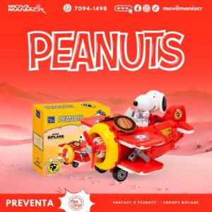 Armable Pantasy Peanuts Snoopy Biplane(86905) - (Preventa) ¡Reserva Ahora!