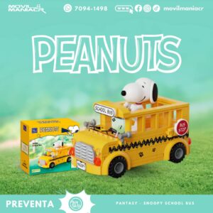 Armable Pantasy Peanuts Snoopy School Bus(86906) - (Preventa) ¡Reserva Ahora!