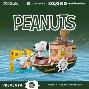 Armable Pantasy Peanuts Snoopy Steam Boat(86907) - (Preventa) ¡Reserva Ahora!