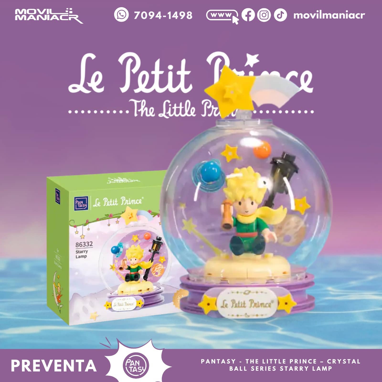 Armable Pantasy The Little Prince Starry Lamp(86332) - (Preventa) ¡Reserva Ahora! 1 Armable Pantasy The Little Prince Starry Lamp(86332) - (Preventa) ¡Reserva Ahora!