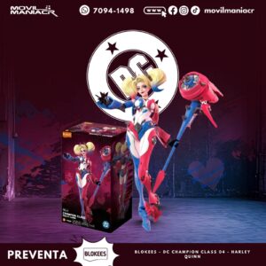 Blokees DC Champion Class 04 Harley Quinn Model Kit - (Preventa) ¡Reserva Ahora!