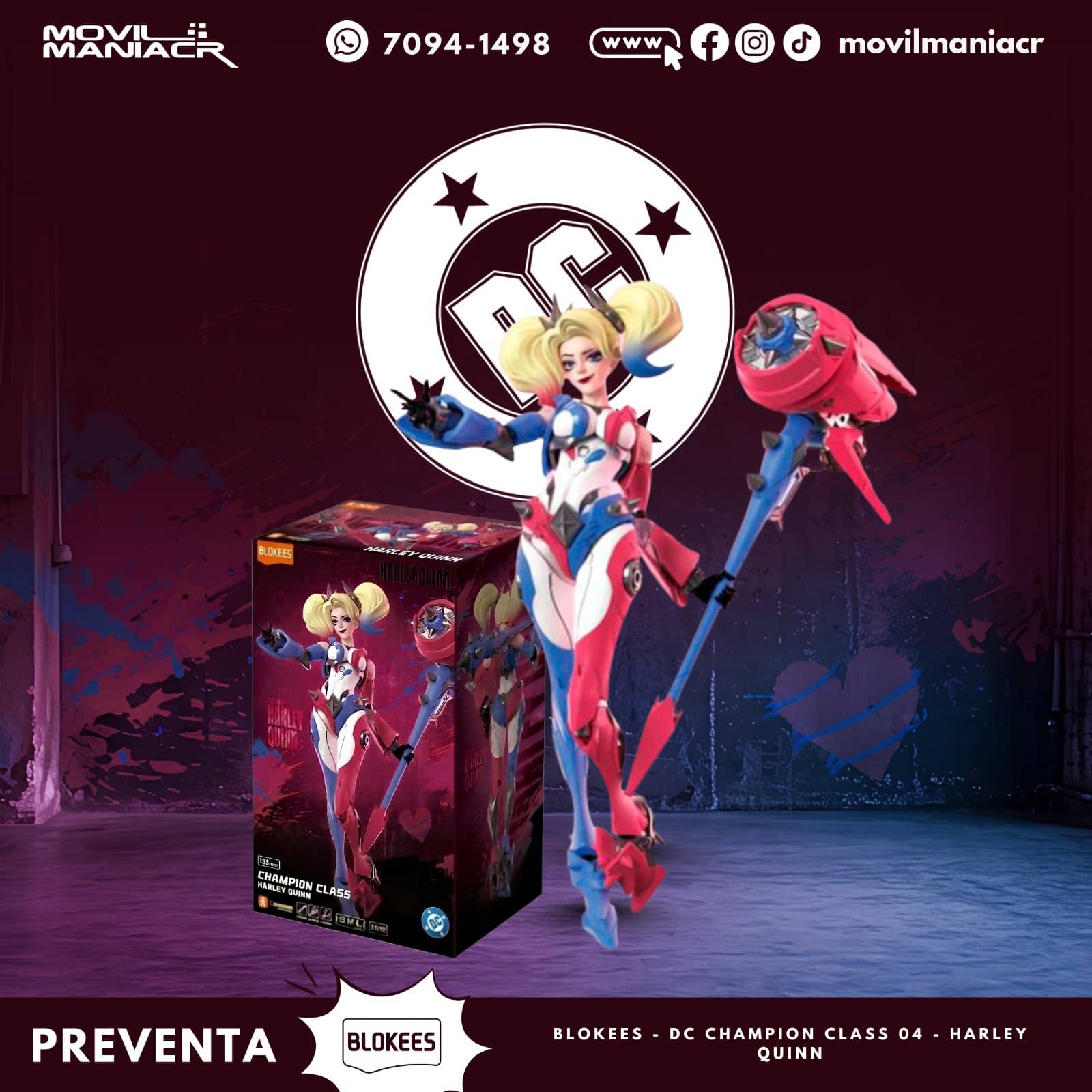 Blokees DC Champion Class 04 Harley Quinn Model Kit - (Preventa) ¡Reserva Ahora! 1 Blokees DC Champion Class 04 Harley Quinn Model Kit - (Preventa) ¡Reserva Ahora!