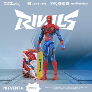 Blokees Marvel Rivals Champion Class 06 Spider-Man Model Kit - (Preventa) ¡Reserva Ahora!