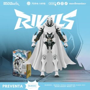 Blokees Marvel Rivals Champion Class CC11 Moon Knight Model Kit - (Preventa) ¡Reserva Ahora!