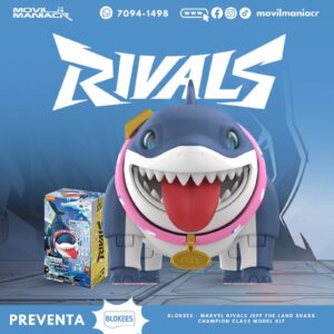 Blokees Marvel Rivals Jeff The Land Shark Model Kit - (Preventa) ¡Reserva Ahora!
