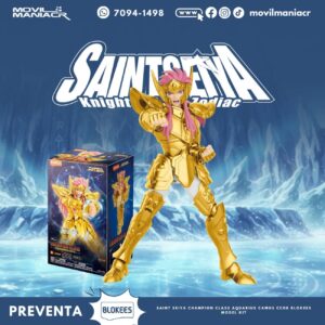 Blokees Saint Seiya Aquarius Camus Champion Class CC08 Model Kit - (Preventa) ¡Reserva Ahora!