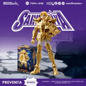 Blokees Saint Seiya Aries Mu Champion Class Model Kit - (Preventa) ¡Reserva Ahora!
