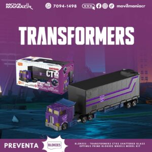 Blokees Transformers CT02 Shattered Glass Optimus Prime Model Kit - (Preventa) ¡Reserva Ahora!