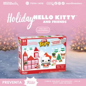 Calendario Bitty Pop 2026 Hello Kitty and Friends- (Preventa) ¡Reserva Ahora!