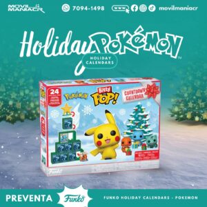 Calendario Bitty Pop 2026 Pokémon - (Preventa) ¡Reserva Ahora!