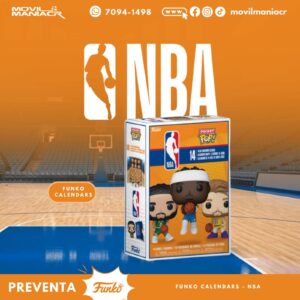 Calendario Funko Pop 2026 NBA - (Preventa) ¡Reserva Ahora!