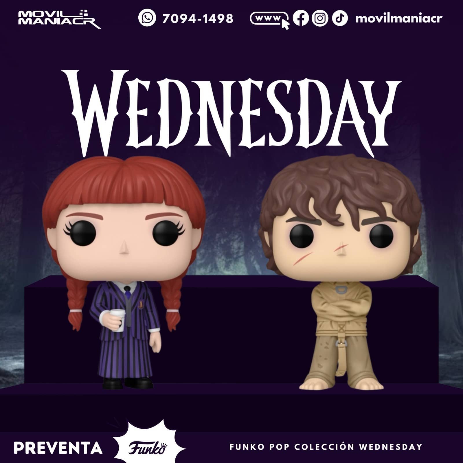 Colección 2 Funko Pop Wednesday - (Preventa) ¡Reserva Ahora! 1 Colección 2 Funko Pop Wednesday - (Preventa) ¡Reserva Ahora!