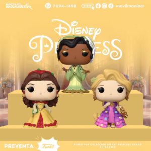 Colección 3 Funko Pop Disney Princess Grand Entrances - (Preventa) ¡Reserva Ahora!
