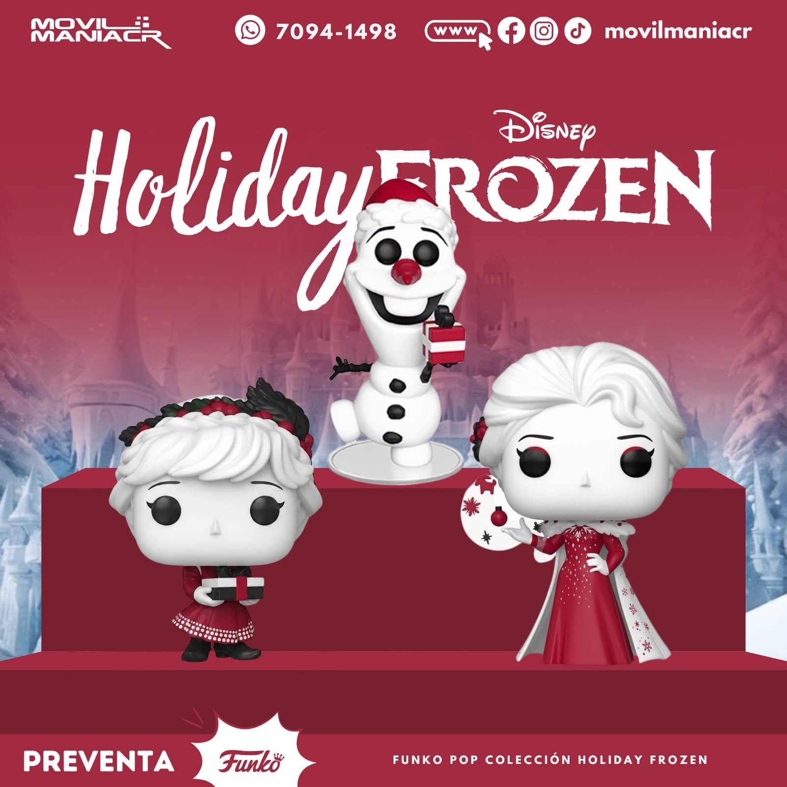 Colección 3 Funko Pop Holiday Frozen - (Preventa) ¡Reserva Ahora! 1 Colección 3 Funko Pop Holiday Frozen - (Preventa) ¡Reserva Ahora!