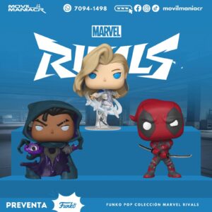 Colección 3 Funko Pop Marvel Rivals - (Preventa) ¡Reserva Ahora!