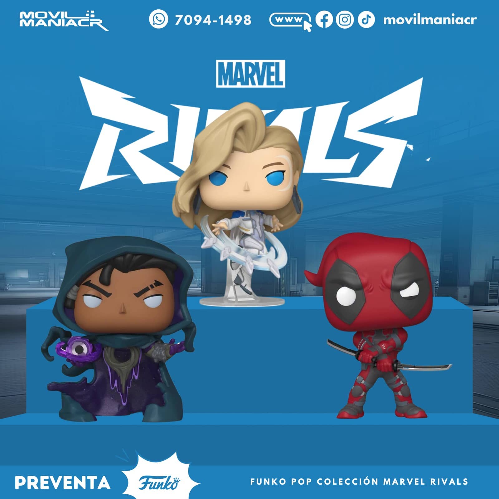 Colección 3 Funko Pop Marvel Rivals - (Preventa) ¡Reserva Ahora! 1 Colección 3 Funko Pop Marvel Rivals - (Preventa) ¡Reserva Ahora!