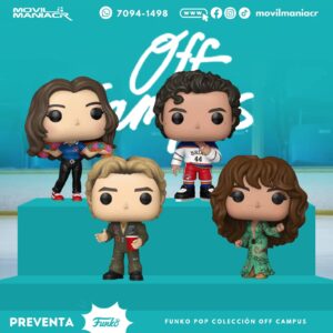 Colección 4 Funko Pop Off Campus - (Preventa) ¡Reserva Ahora!