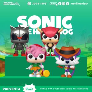 Colección 4 Funko Pop Sonic The Hedgehog - (Preventa) ¡Reserva Ahora!