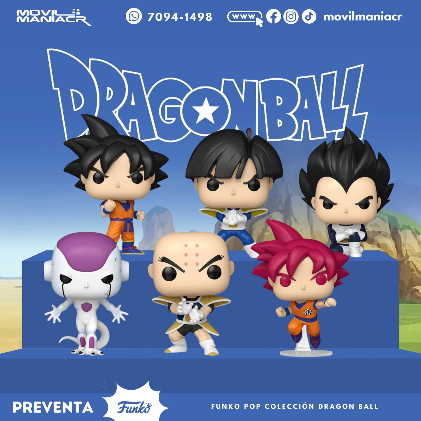 Colección 6 Funko Pop Dragon Ball - (Preventa) ¡Reserva Ahora! 1 Colección 6 Funko Pop Dragon Ball - (Preventa) ¡Reserva Ahora!