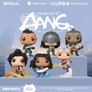 Colección 6 Funko Pop The Legend of Aang The Last Airbender - (Preventa) ¡Reserva Ahora!
