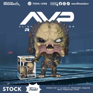 Funko Pop Aliens vs Predator Requiem Wolf Predator #1998 - (Stock) ¡Disponible Ahora!