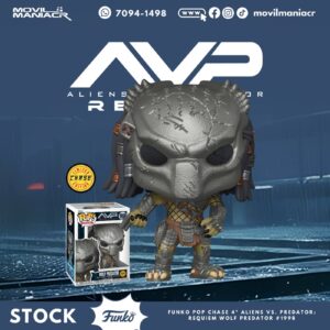 Funko Pop Aliens vs Predator Requiem Wolf Predator Chase #1998