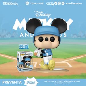 Funko Pop Baseball Mickey Exclusivo #1704 - (Preventa) ¡Reserva Ahora!