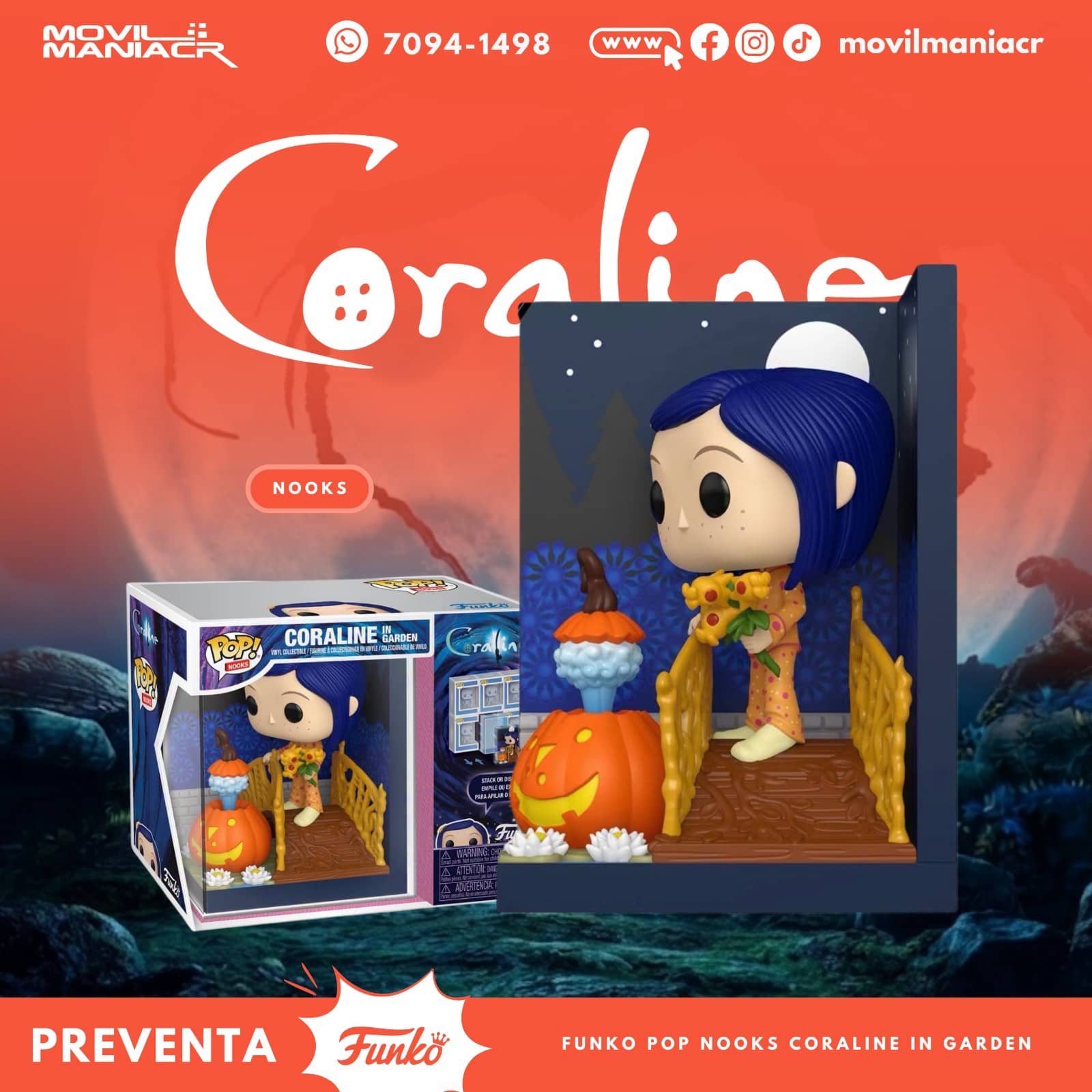 Funko Pop Coraline Nooks - (Preventa) ¡Reserva Ahora! 1 Funko Pop Coraline Nooks - (Preventa) ¡Reserva Ahora!